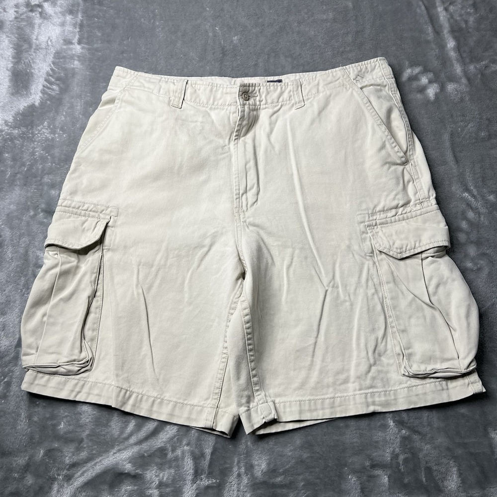 GAP Shorts Men Size 36 Cargo White Summer‎ Beach Hiking Casual